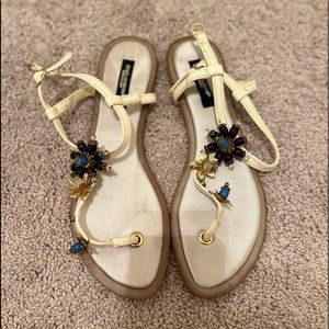 Dolce & Gabbana Satin Sandle
